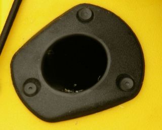  Flush Mount Rod Holders for Kayaks, Canoes or Boats with hardware