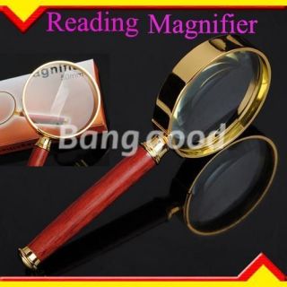 5X Reading Magnifier 50mm Hand Held Magnifying Loupe Eye Glass Len 
