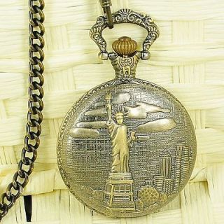statue of liberty pocket watch in Modern