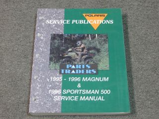 OEM Polaris Dealer Owners Service Repair Manual Magnum 1995 1996 