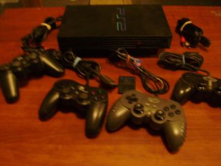 Sony PlayStation 2 System / Console w/ 102 Games & 4 Controllers PS2 