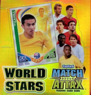 BOXES OF 2010 Match Attax World Stars Card Box (24)