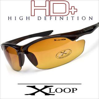 Sports X Loop Sunglasses HD Mens Fishing Boating WrapAround Hiking 