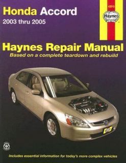 Honda Accord Automotive Repair Manual by John H. Haynes and Robert 