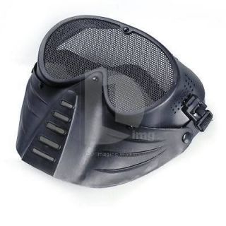   Shooting Game Face Protector USMC Net Goggles Paintball Mask DH044