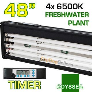   Timer 6500K Aquarium Light Freshwater Discus Plant 216W LED Fan Legs