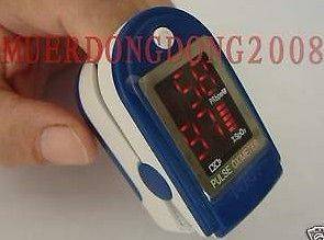 NEW FDA CE Finger Pulse Oximeter Blood Oxygen Monitor CMS 50DL BLUE By 