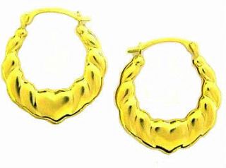 14k gold earrings in Precious Metal without Stones