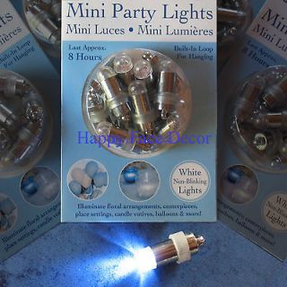12 DARICE Mini Party LED Lights white waterproof SUBMERSIBLE 