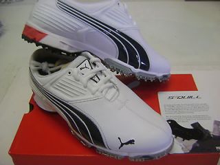 NEW PUMA SPARK SPORT white black fire red Rickie Fowler golf shoes 
