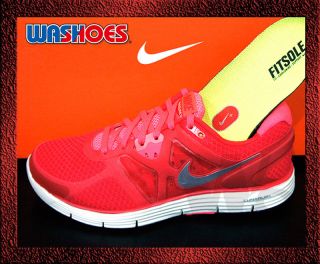 Nike Wmns LunarGlide 3 Red Metallic Punch Pink 454315 606 UK 3.5~6 