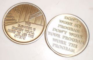 alcoholics anonymous coins in Tokens Recovery Programs
