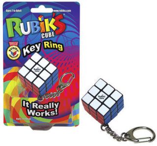 Original Rubiks 3x3x3 Key Ring Puzzle Cube by Winning Moves
