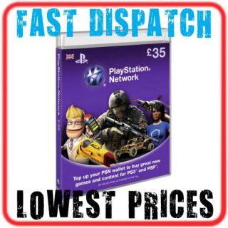 Playstation 3 PSN Network UK PS3 PSP Card £25 20+5 GBP
