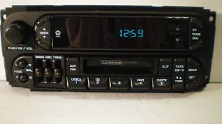   CASSETTE PLAYER RADIO STEREO W/EQ&CD C (Fits: 2001 Dodge Caravan