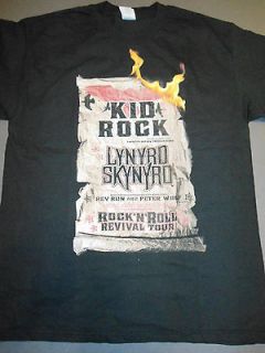 KID ROCK LYNYRD SKYNYRD Rock N Roll Revival Tour T Shirt *NEW music 