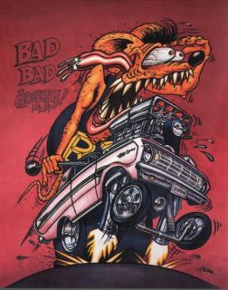Ed BIG DADDY Roth RAT FINK Small Poster BAD BAD DOGGY