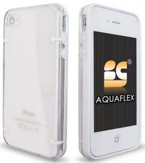   AQUAFLEX TPU SKIN HARD CASE BUMPER COVER FOR APPLE iPHONE 4S 4 4G