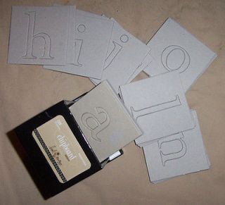 chipboard letters in Chipboard