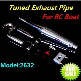 Newest M2632 Tuned Exhaust Pipe for Zenoah & 26cc RC Boat Engine