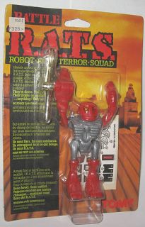 1984 Tomy Starriors Starrior R.A.T.S RATS Blade MOSC
