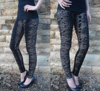 Snakeskin Rats Ruched Leggings All Sizes Shop price£195