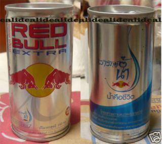 RED BULL extra CAN SAVE WATER energy drink OLD RARE