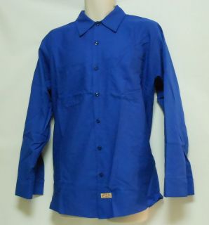 Red Kap long sleeve 2 pocket work shirt size Large (42 44)