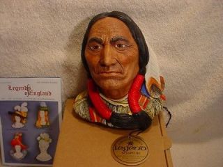 Legends Sitting Bull #79Made in England Wall Mask F Wright Bossons 