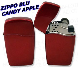 Zippo BLU Candy Apple Red Butane Lighter 30052 NEW