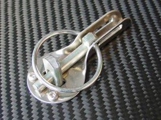 Aluminum Silver Hood lock Pin Kit For Fiberglass OEM Steel Carbon 