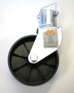  Atwood 6 Caster Wheel A Frame Jack Trailer 1200# with Pin 40301