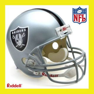   RAIDERS NFL DELUXE REPLICA FULL SIZE FOOTBALL HELMET by RIDDELL