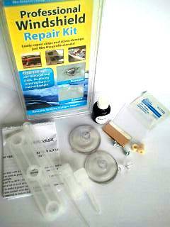Windshield Pro Glass Repair Kit for Easy Stone & Chip Damage on 