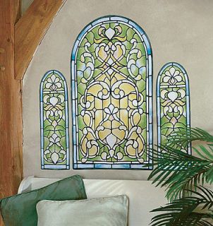   Glass Window Wall Mural Art Deco Murals Sticker Wallpaper Decal Fancy
