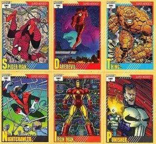   Series II 162 Card Set IMPEL 1991 Spider Man X MEN Hulk AVENGERS