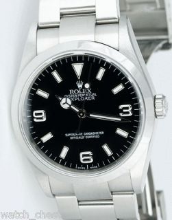 Rolex 114270 Explorer I 36mm Black Dial Watch Chest