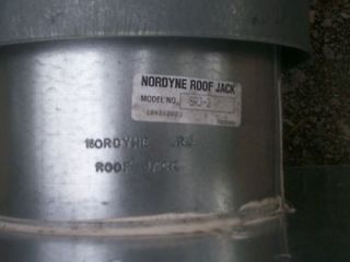 Mobile Home Nordyne roof jack SRJ2 Miller Furnace