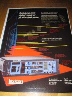 Lexicon MX200 Stereo Reverb/Effects Processor