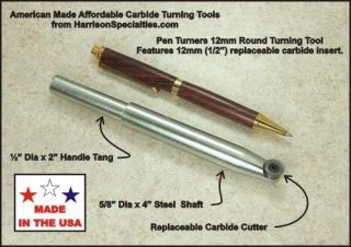 pen turners 12mm round carbide wood turning tool mini micro lathe pen 