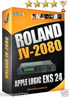 Roland JV 2080 1080 synth sounds samples vintage APPLE LOGIC EXS EXS24 