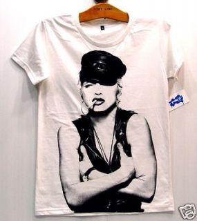 MADONNA 80s Pop Star Icon Vintage Punk Rock T Shirt S