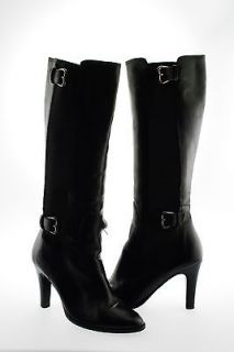 Matisse Magical Knee High Tall Boot Pump Heel Shoe Black 8