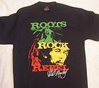 Bob Marley Roots Rock Rebel black t shirt new 1X and Large Zion 