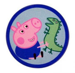   Pig Peppa Pig Round Childs Bedroom Floor Mat Rug Gift New Sealed UK