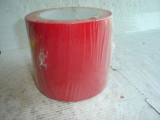 100 Ft Roll Red Vinyl 4 Inch Wide Adhesive Tape Floor Marking 5 Mil 