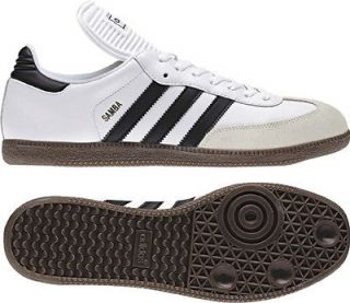 Adidas Mens Samba Classic White Indoor Soccer Shoes