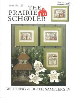   Prairie Schooler Wedding & Birth Samplers IV Cross Stitch Pattern Book