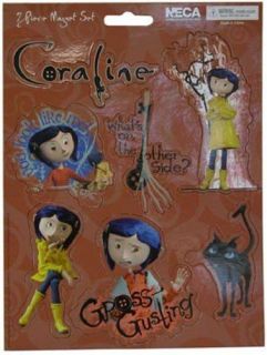 NEW Neca   Coraline pack aimants Set B (6)