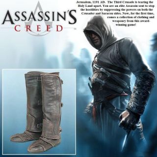 Altair Assassins Creed Leather Boots Re enactment LARP